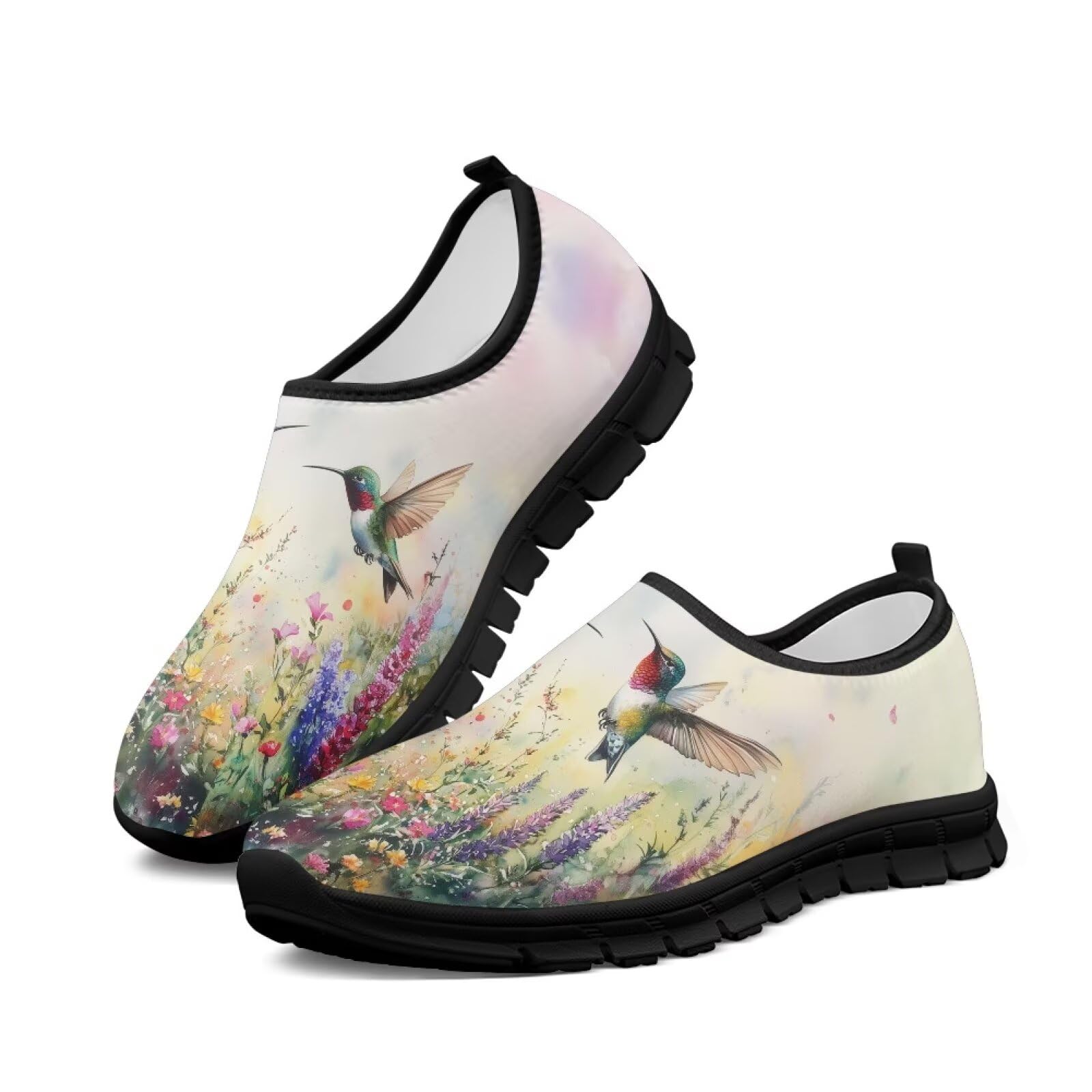 Damskie buty do chodzenia wsuwane wygodne buty robocze z czarną podeszwą