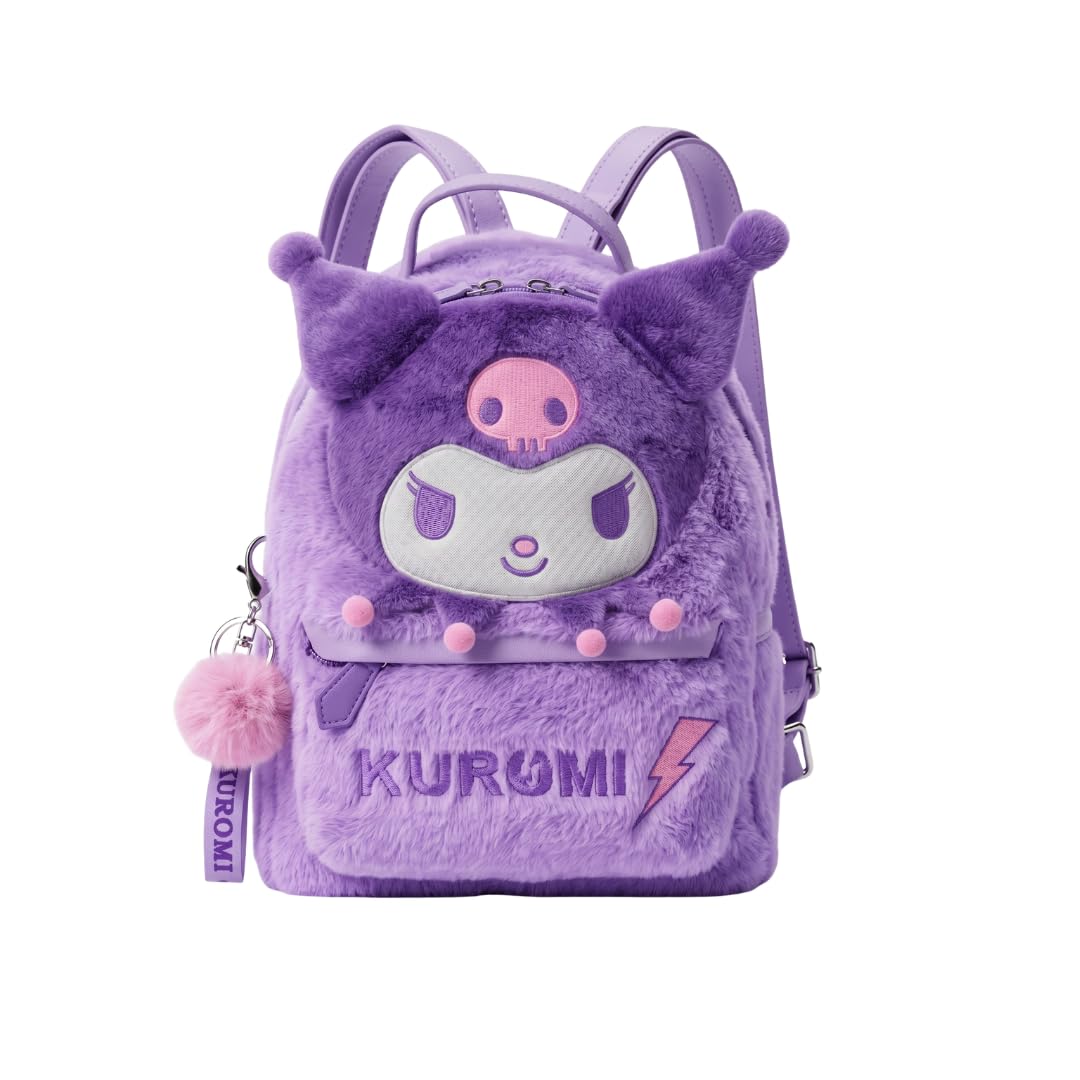mybagstory - Sac à Dos Kuromi Peluche Sanrio pour Enfant