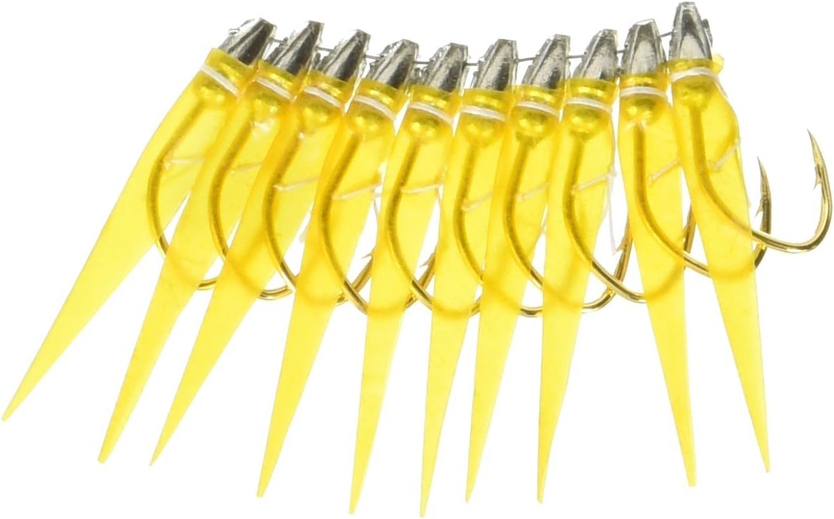 Hayashi Fishing Equipment Seisakusho, 50 Pieces, TOSA Cabaret, Yellow Leather, Horse Mackerel Mold, No. 10