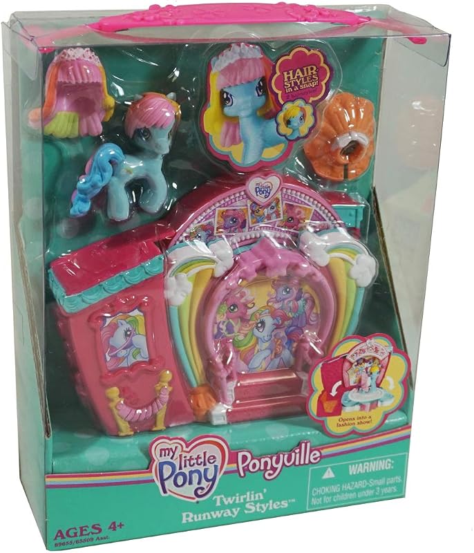 My Little Pony Ponyville Twirlin' Runway Styles with Rainbow Dash