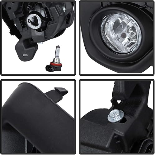 Miniatura 4 de ACANII - Para 2013-2016 Mazda CX-5 CX5 Parachoques Luces antiniebla Lámpara de conducción wConjunto de interruptor lado del conductor y del pasajero