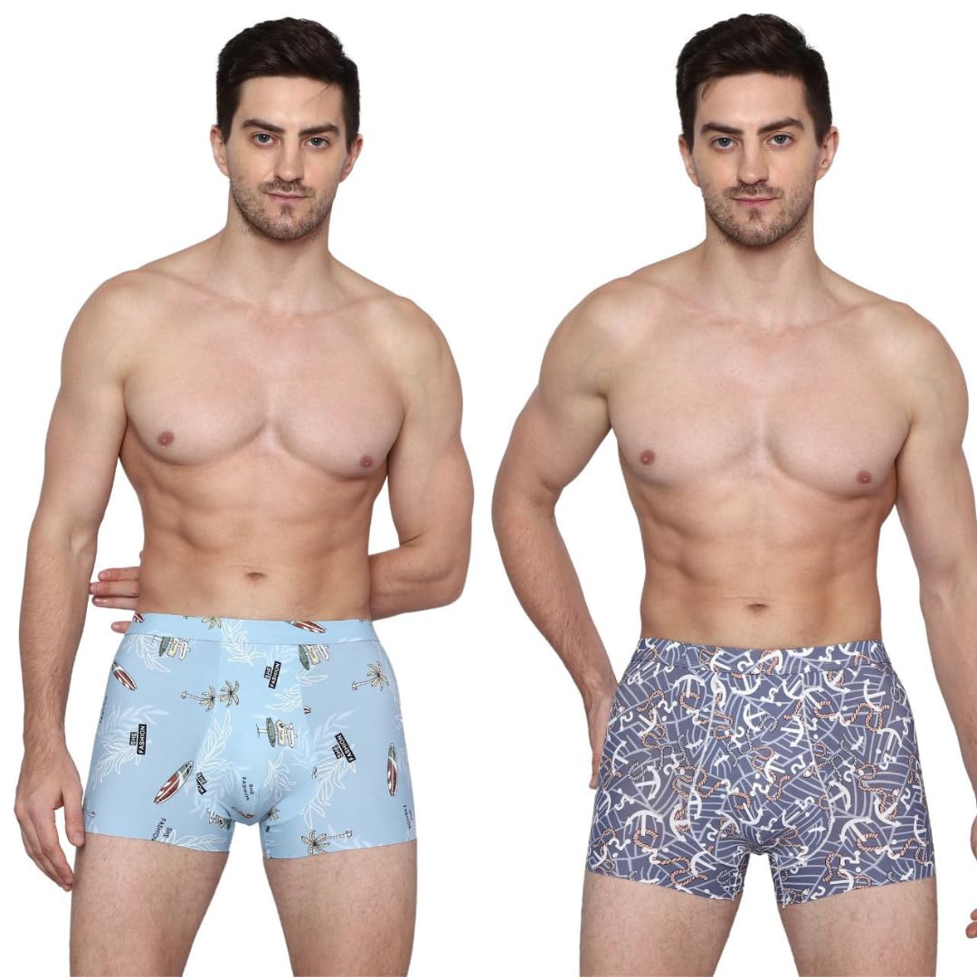 krisheet Men's Ace Breathable Micro Modal Regular Fit Fashionable Boxer Briefs for Men Comfortable Underwear for Everyday Anti-Bacterial and Microfibre Waistband-picture-5