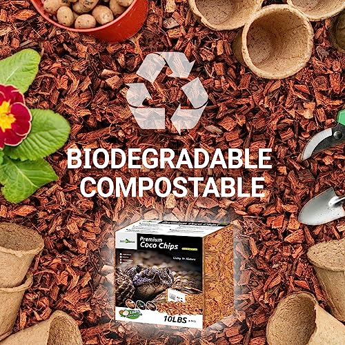 Repti Zoo REPTILE SUBSTRATE 72 Quart Reptiles Coconut Chip Substrate, Coco Husk Reptiles Bedding For Ball Python thumb #4