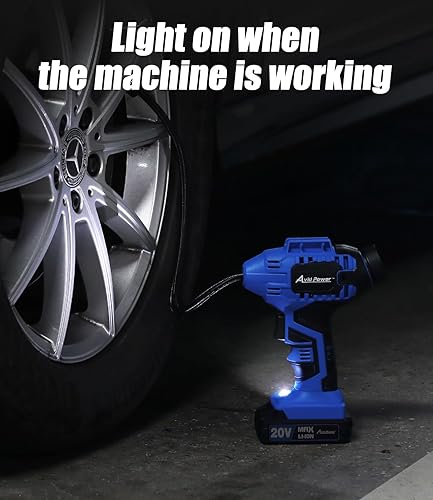 Miniatura 5 de AVID POWER Inflador de neumáticos, compresor de aire portátil, bomba de neumáticos inalámbrica de 20 V, bomba de aire recargable para neumáticos de