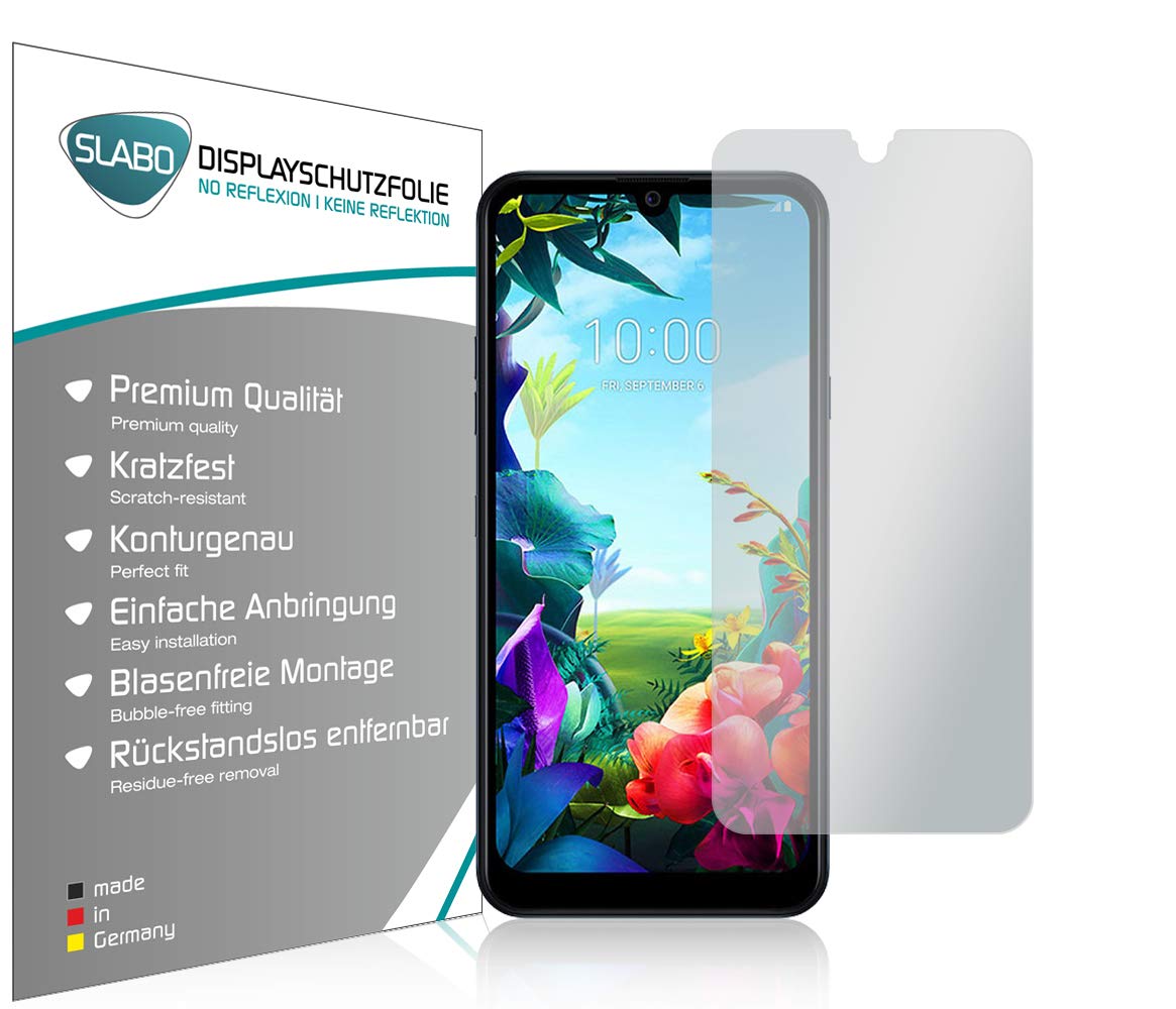 Slabo 2 x Displayschutzfolie LG KP500 Cookie Displayschutz Schutzfolie Folie No Reflexion|Keine Reflektion LG KP 500 KP-500 Made IN Germany
