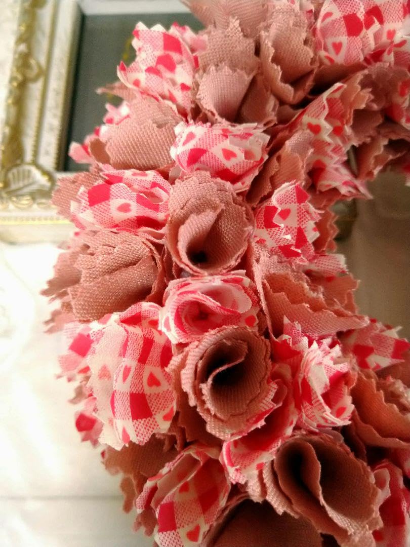 Amazon.co.jp: 布リース 19 ピンク系 : ホビー