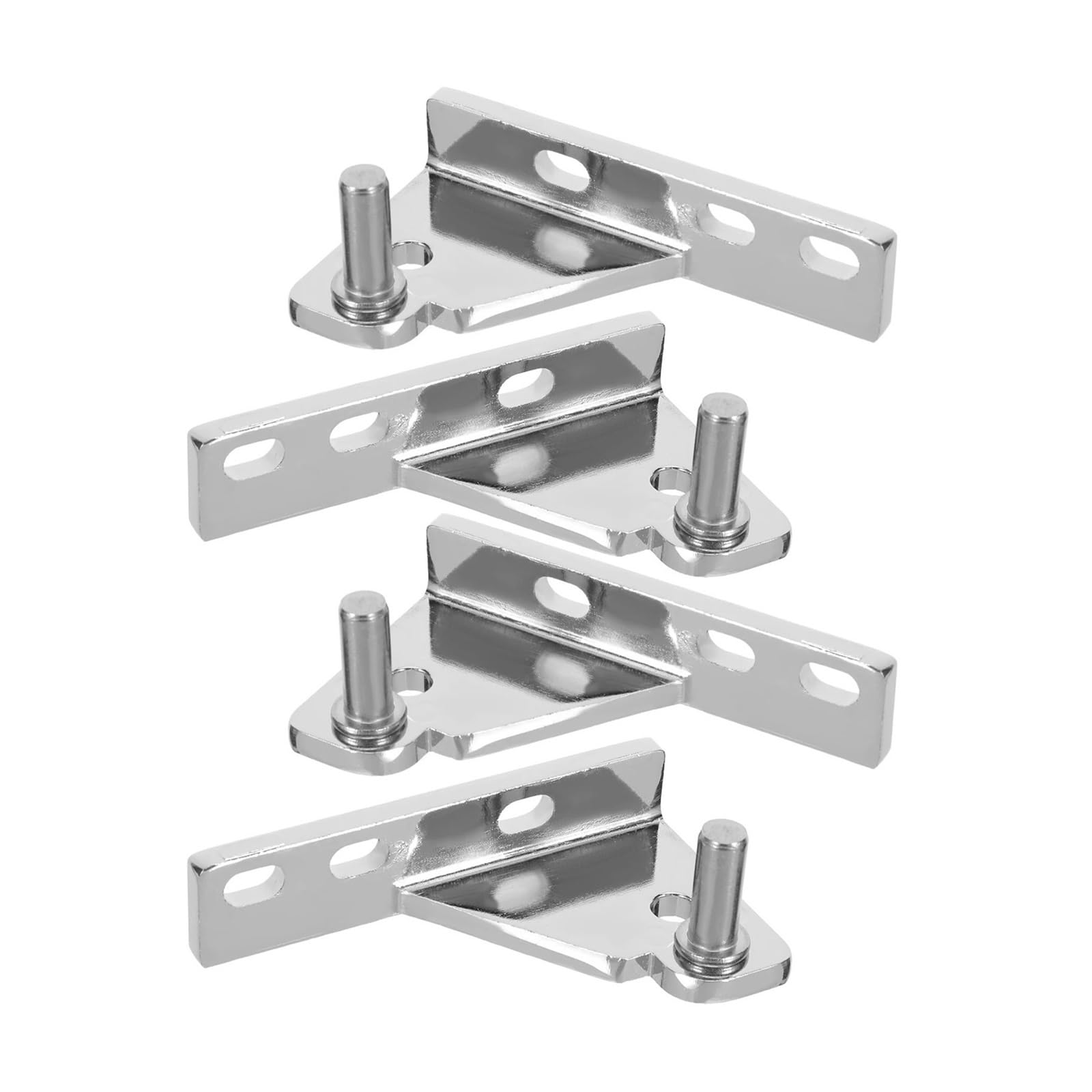 Genterun One Color 4Pcs Commercial Door Hinge, Compatible For Universal, Replacement Hinges For Refrigerator Freezer Cooler Oven