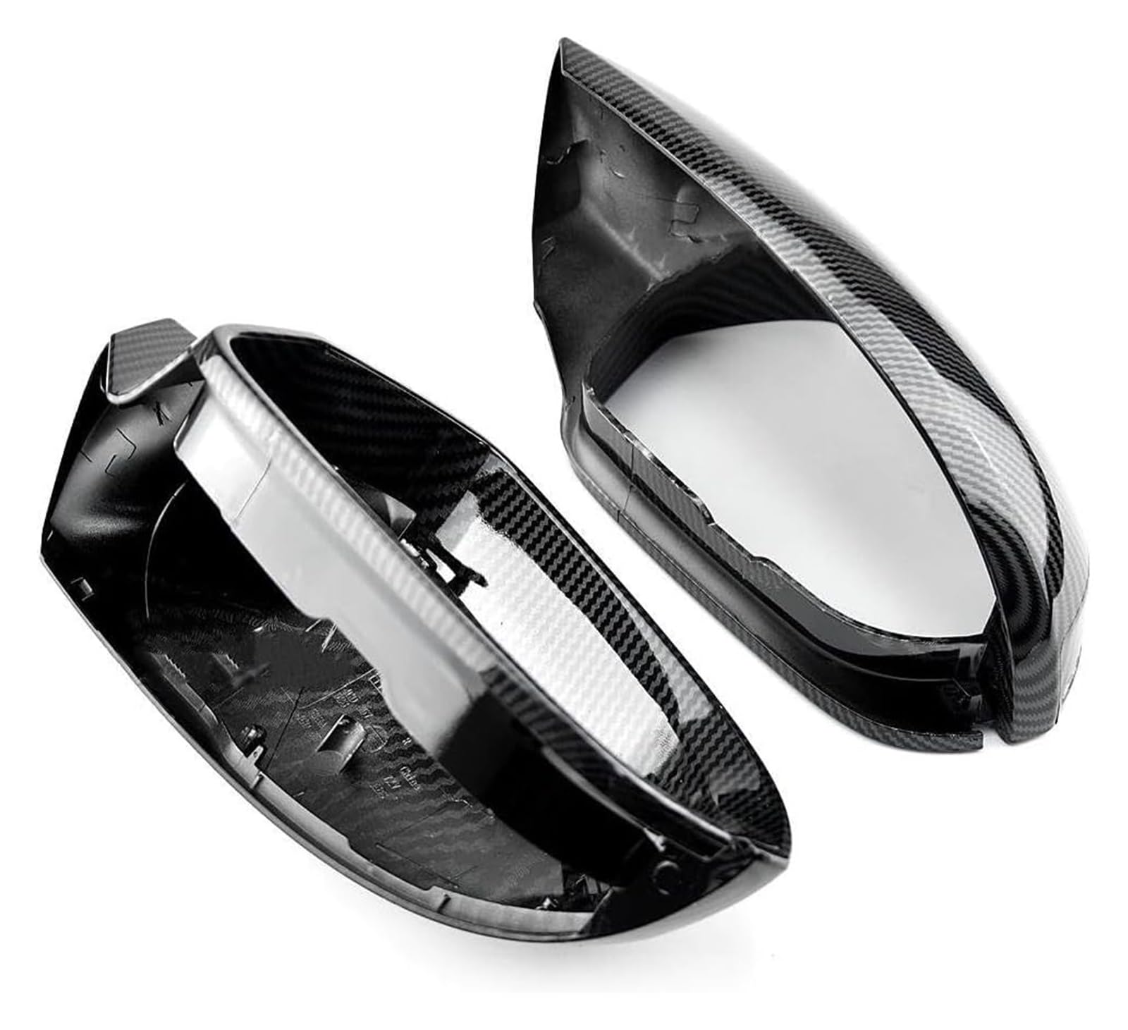 Cubiertas Para Espejos Retrovisores Audi A6 C7 / S6 / RS6 (2012-2018) - Negro Brillante O Efecto Carbono