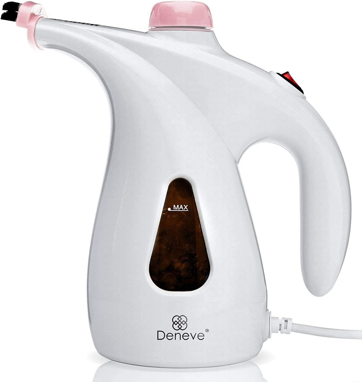 Portable Garment Steamer - Handheld Clothes Fabric Steam Iron for Professional Travel or Home - Quick Heating with Clothing Hook Brush Accessories (Original)
