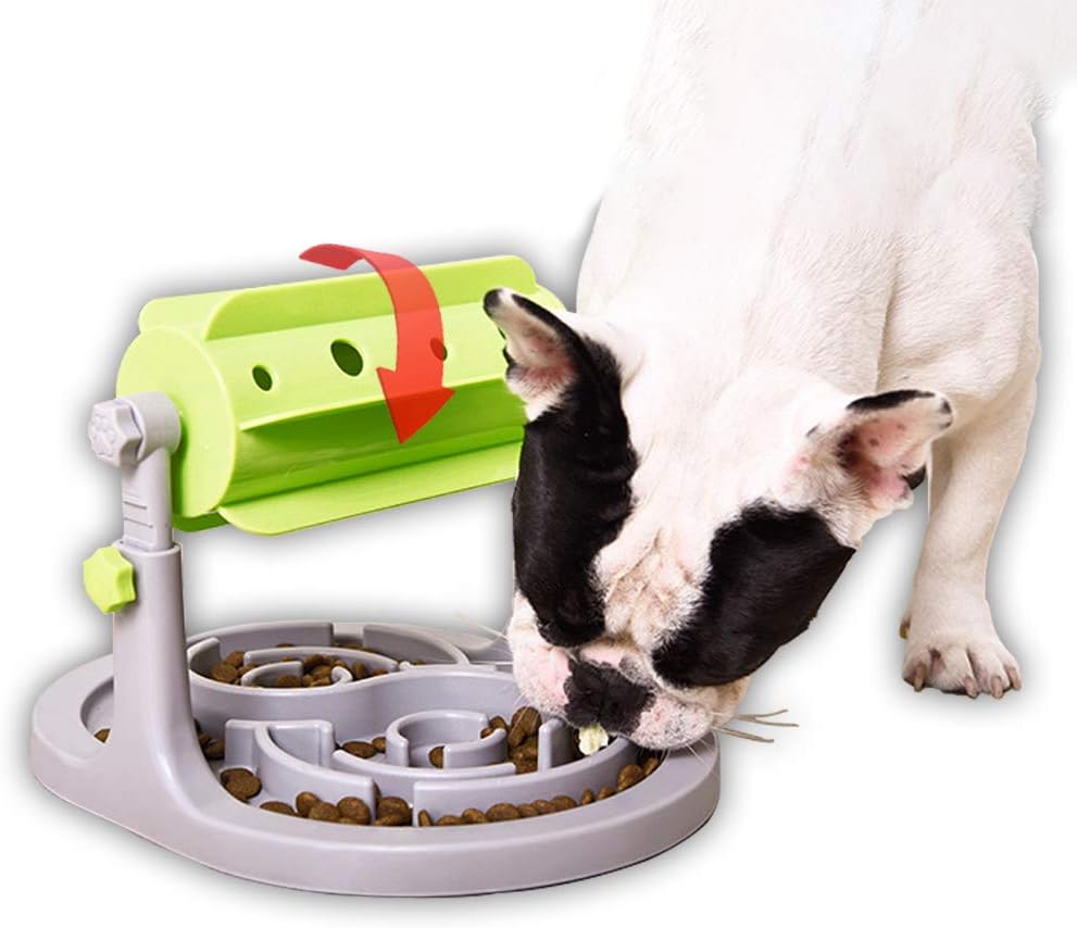 Pet IQ Training,Dog and Cat Slow Food Bowl Funny Pet Toy Consume The Energy of The Dog