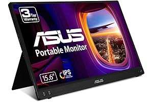 ASUS ZenScreen 15.6' 1080P Monitor for Ultraportable Convenience