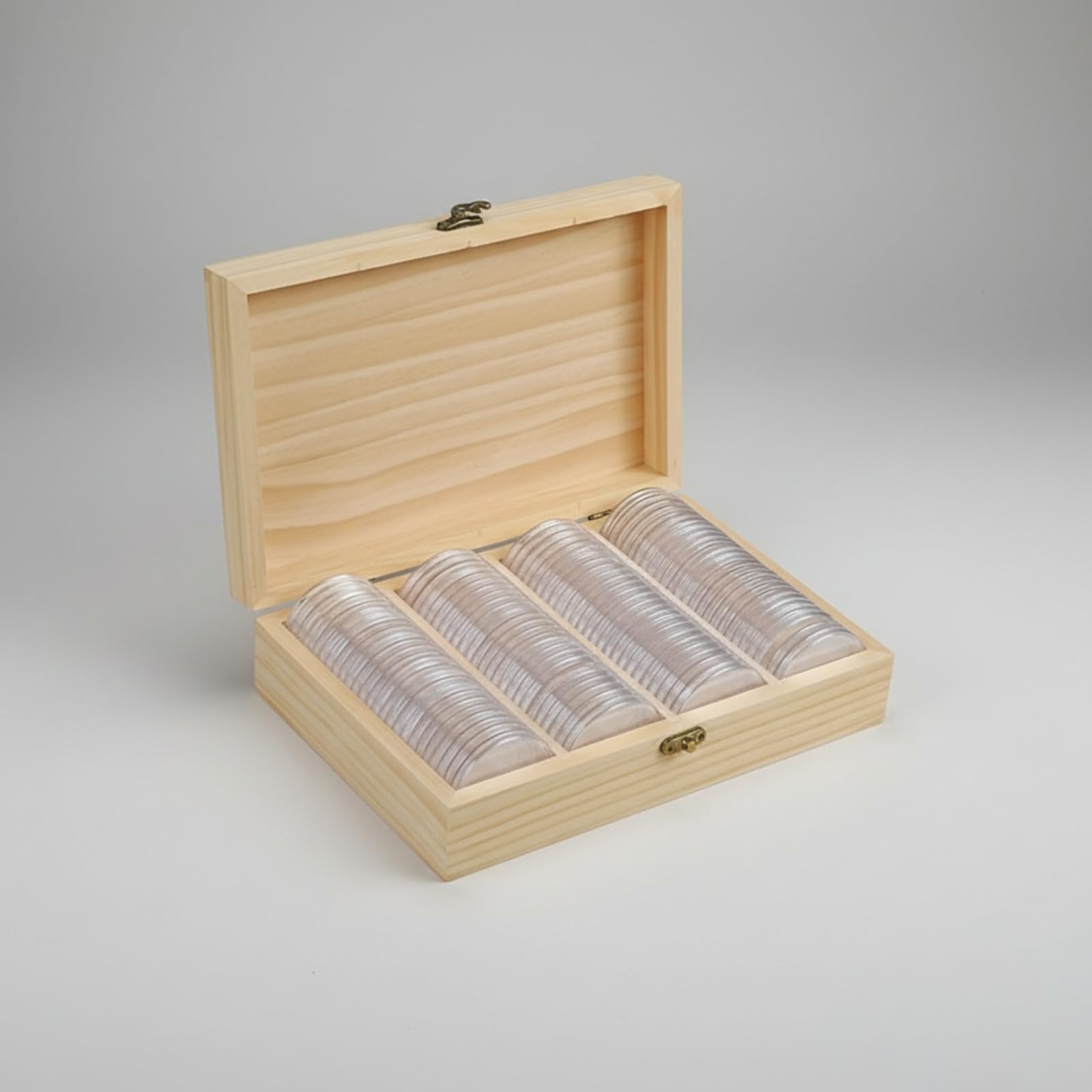 Caja para Monedas con Cápsulas Compacto