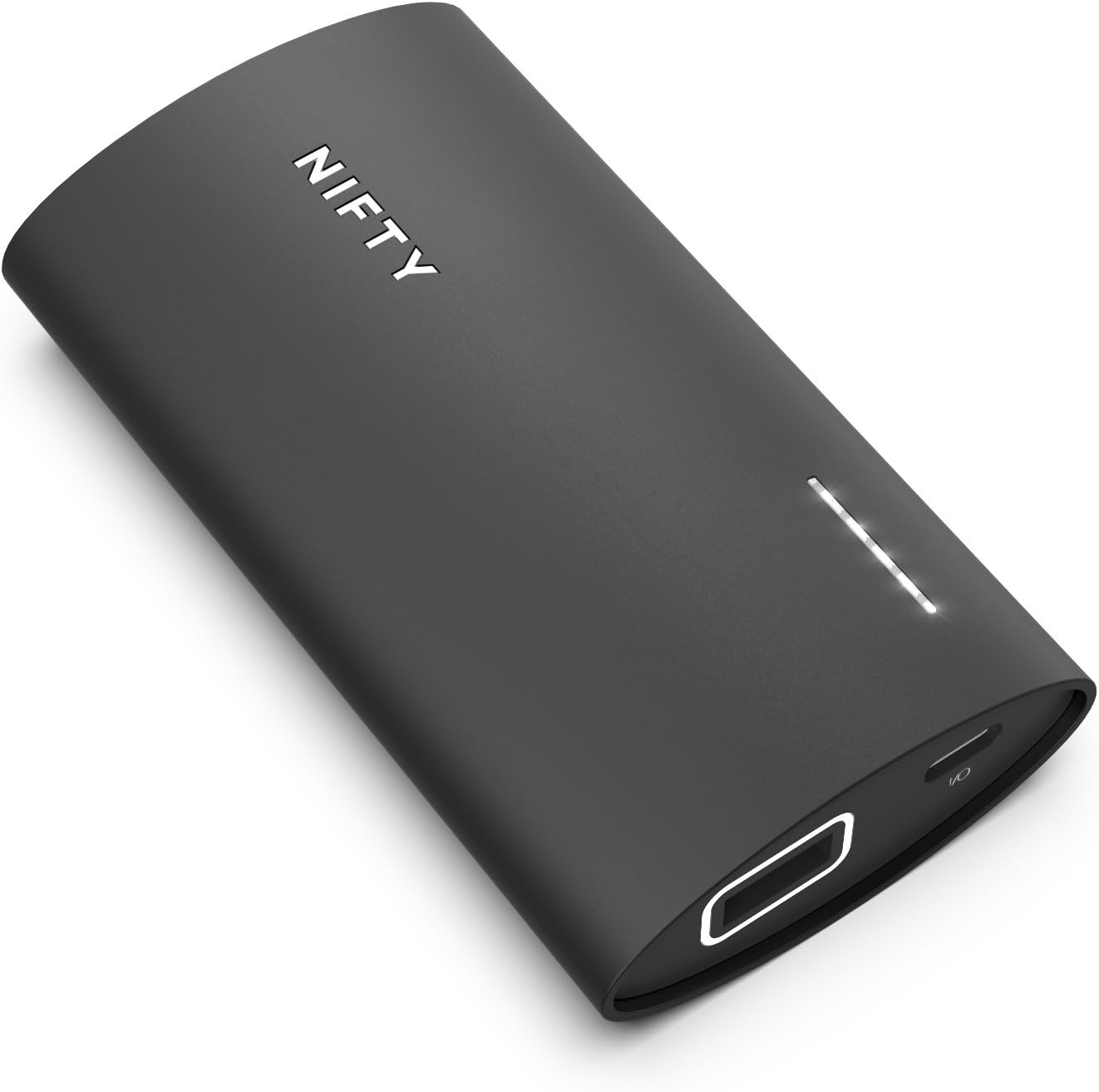 [New Model] NIFTY Mobile Charger for iPhone X, 8, 8 Plus, iPads and MacBook with Apple Fast-Charging, Quick Charge 3.0 and 3A USB-C Output and Input