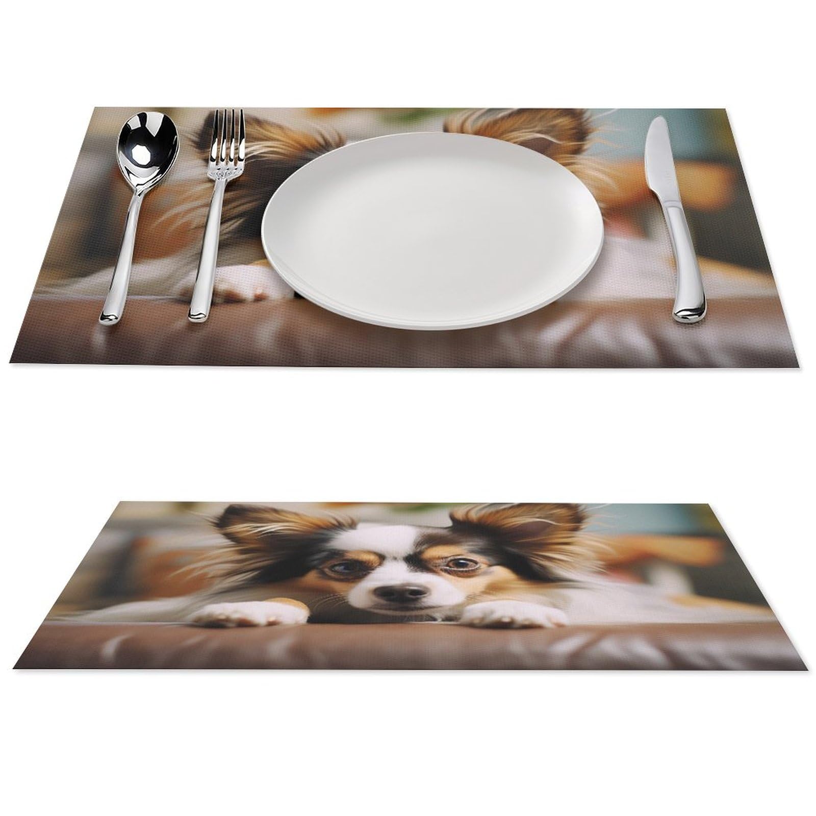 Sets de table en vinyle anti-taches pour protéger votre table des rayures