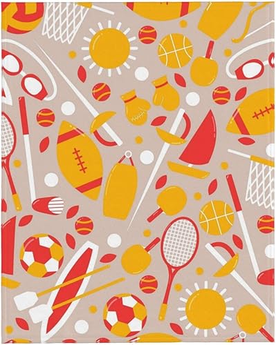 Miniatura 9 de Manta de baloncesto para mujer, suave manta de forro polar de verano, lavable, manta ligera de viaje para sofá, cama, sillón durante todas las