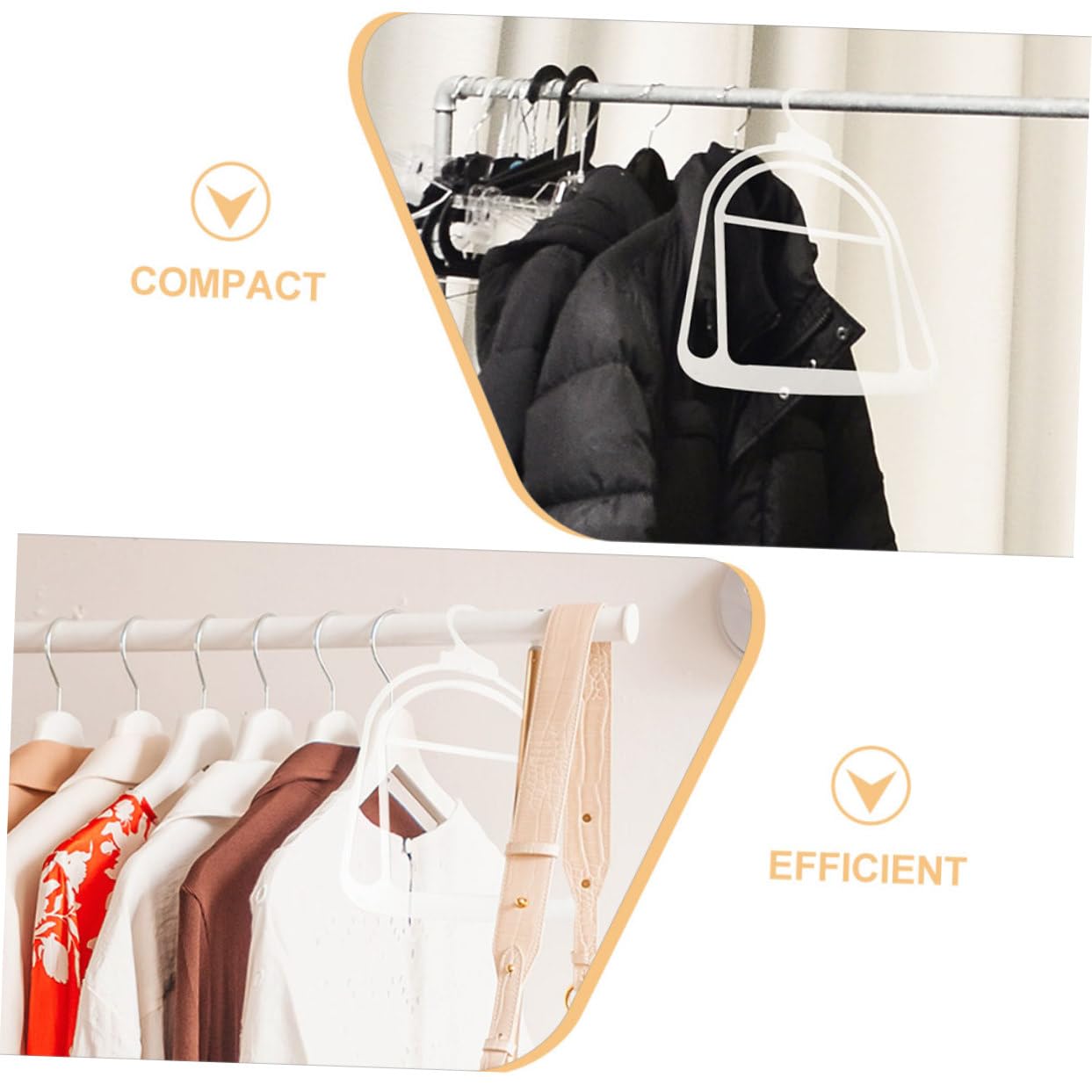 20 Piezas Organizador Transparente para Gorros y Sombreros Perchas de Plástico para Armario Soporte Reutilizable para Bolsos Bufandas Cinturones y Gorras de Béisbol Ahorro de