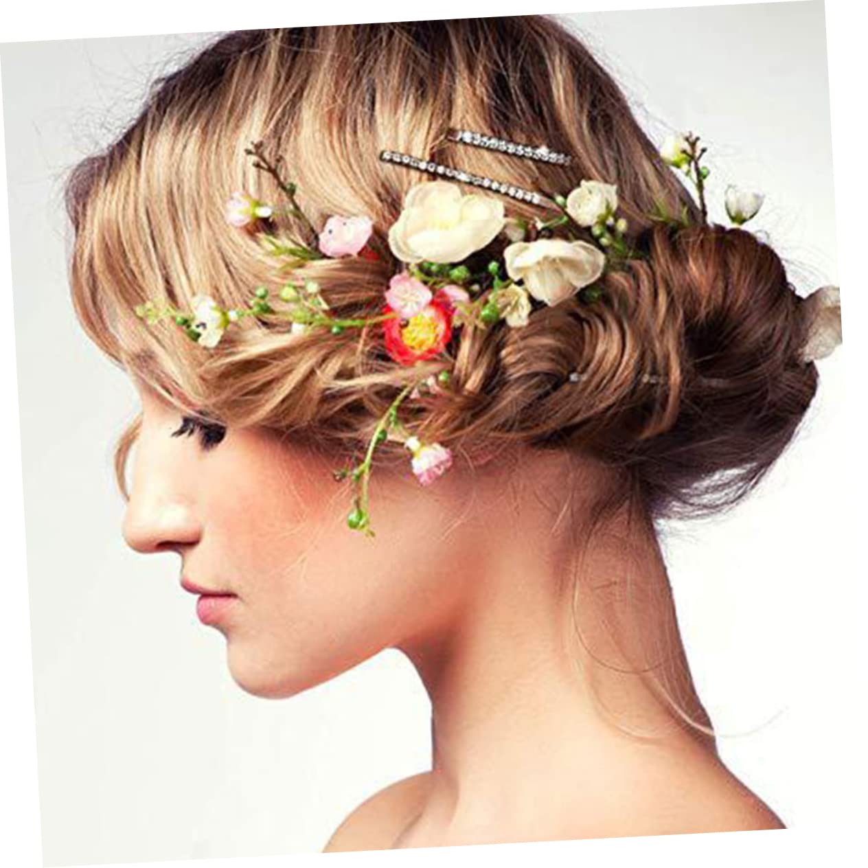 minkissy 36stücke Teiliges Haarspangen Goldene Einreihige Haarnadeln Für Frauen Hochzeits-haaraccessoires Glitzernde Haarklammern Für Besondere Anlässe Und Outfits