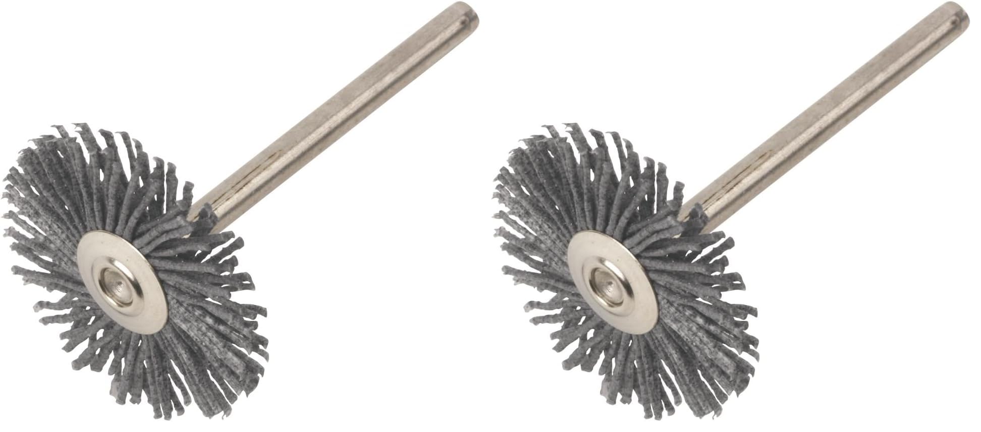 Dremel 538 Graupner Hochleistungs-Schleifbürste - Zubehörsatz für Multifunktionswerkzeug mit 1 Schleifbürste Ø26mm für Reinigungsarbeiten zum Entgraten, Rost beseitigen u.v.m. (Packung mit 2)