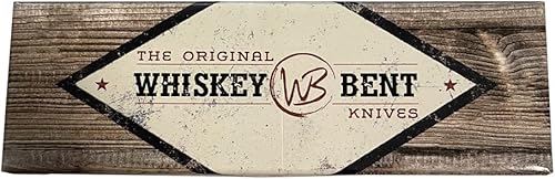 Miniatura 7 de WHISKEY BENT HAT CO. Sendero Caper 440 Cuchillo de hoja fija de acero inoxidable (aserradero)