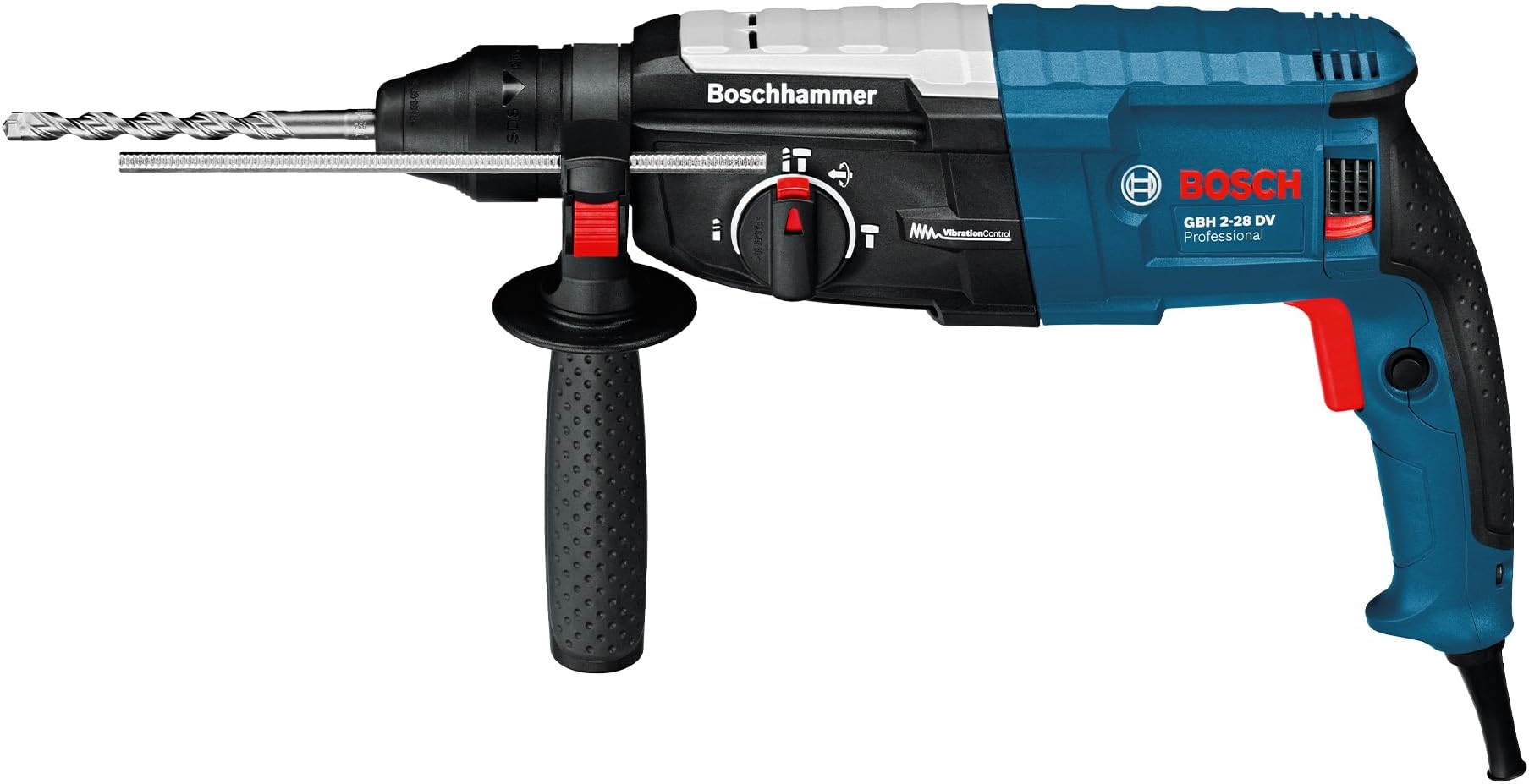 Bosch professional hammer drill, GBH, 2-28 DFV, SDS plus rotary hammer with quick release chuck, 0611267100 850 W, 240 voltsV