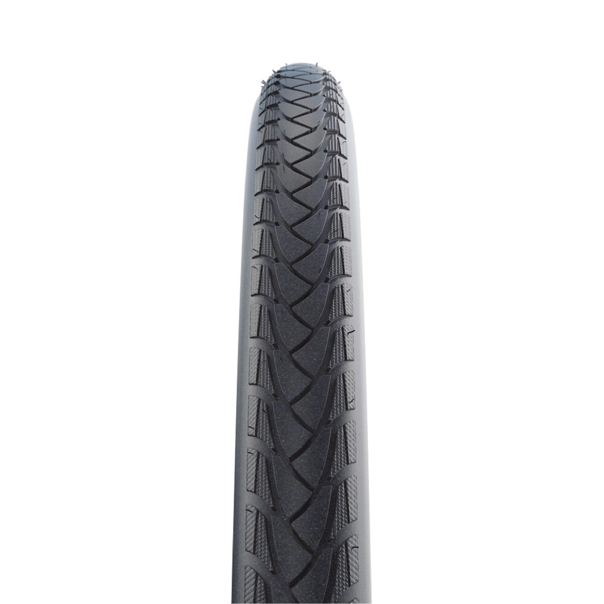 1 x Schwalbe Rollstuhlreifen Marathon Plus Evo SmartGuard NMC (Black N Roll) Schwarz 37-540 (24 x 1 3/8") inkl. maxxi4you Reifenheber