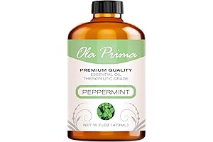 Ola Prima Oils - Powerful Peppermint Essential Oil 8 Oz