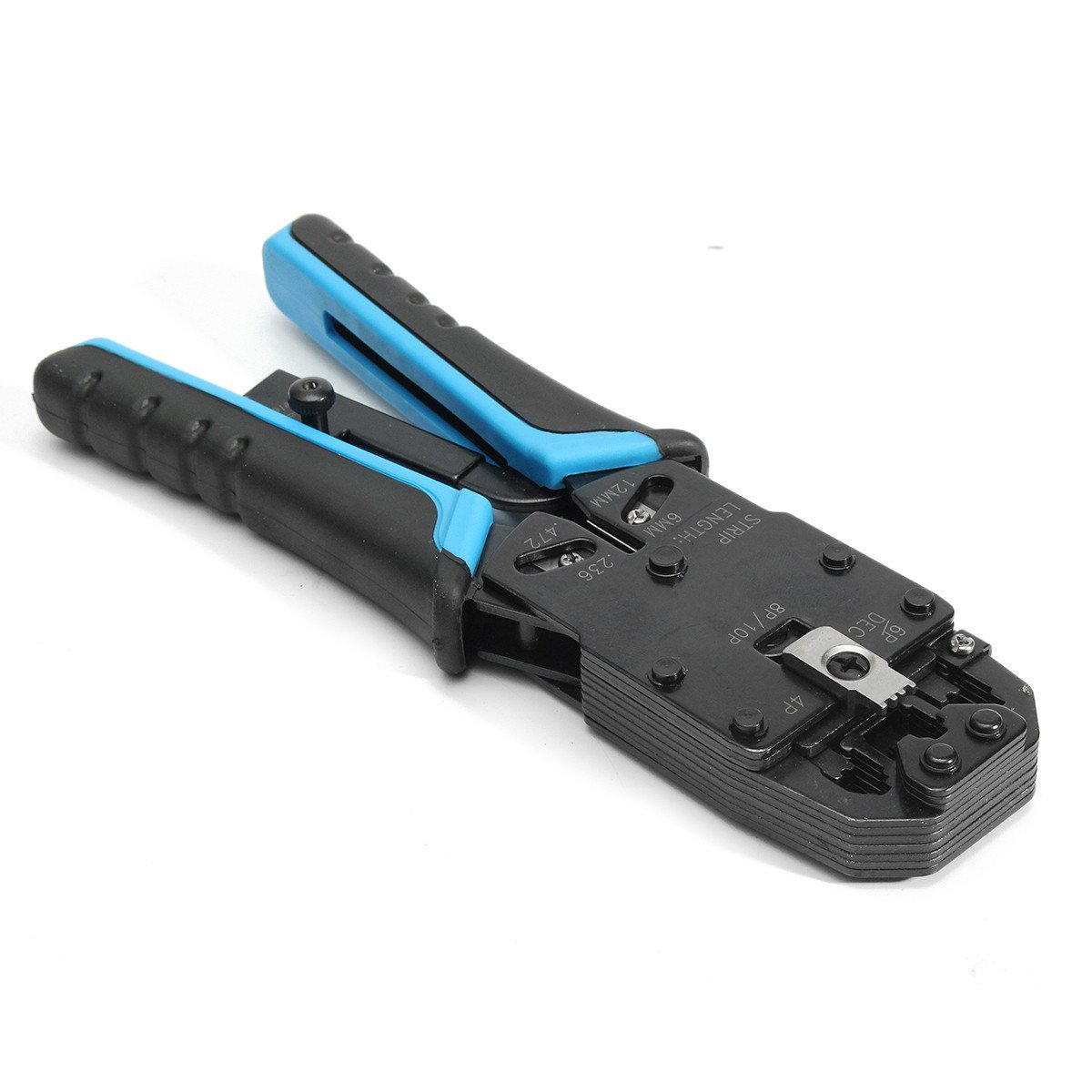 8 cali kabel sieciowy zaciskarka narzędzie do 10P / 8P / 6P / 4P / Rj45 / Rj12 / Rj11 wtyk