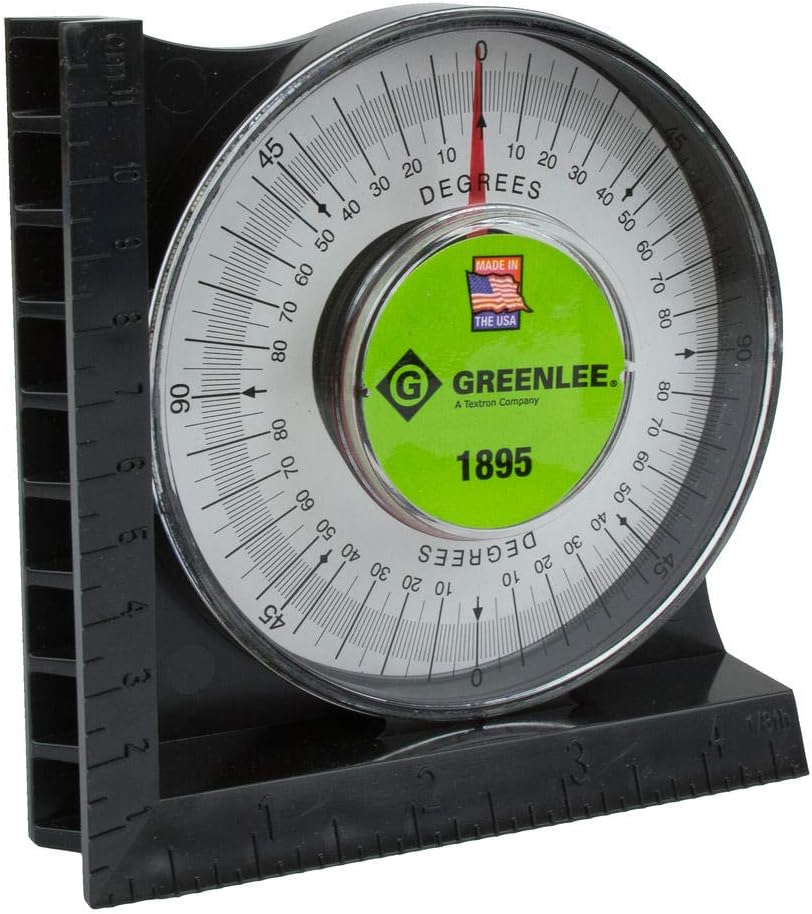 Greenlee 1895 Angle Protractor & Magnetic Base