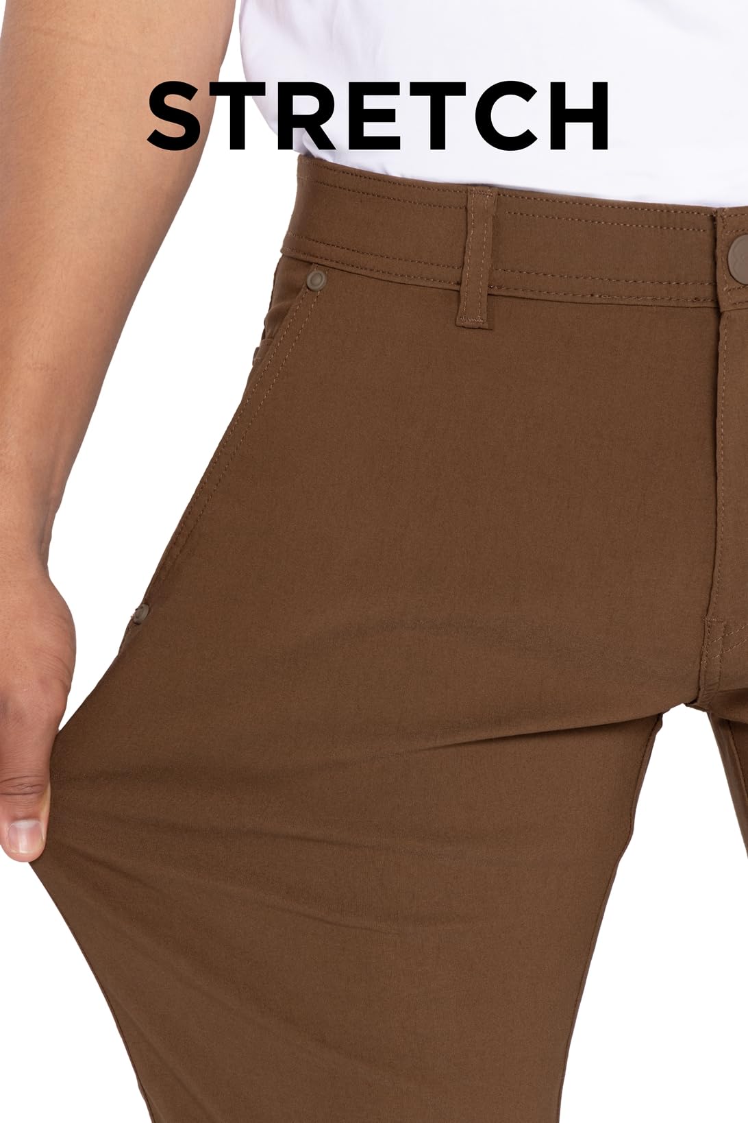 X Ray Stretch Slim Fit Golf Pants Men with Pockets Pantaloni Uomo
