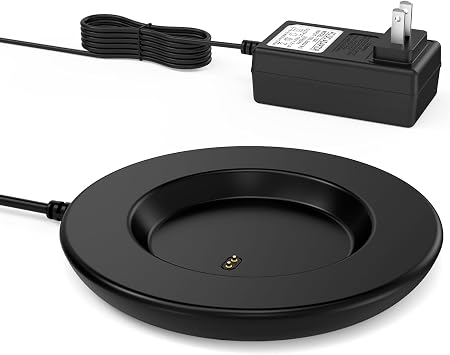Charging Coaster 2 Compatible with Em/BER Temperature Control Smart Mug 2 and 1,Cisain Charging Dock Base for Smart Coffee Cup Warmer Heated Travel Mug,Black