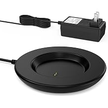 Charging Coaster 2 Compatible with Em/BER Temperature Control Smart Mug 2 and 1,Cisain Charging Dock Base for Smart Coffee Cup Warmer Heated Travel Mug,Black