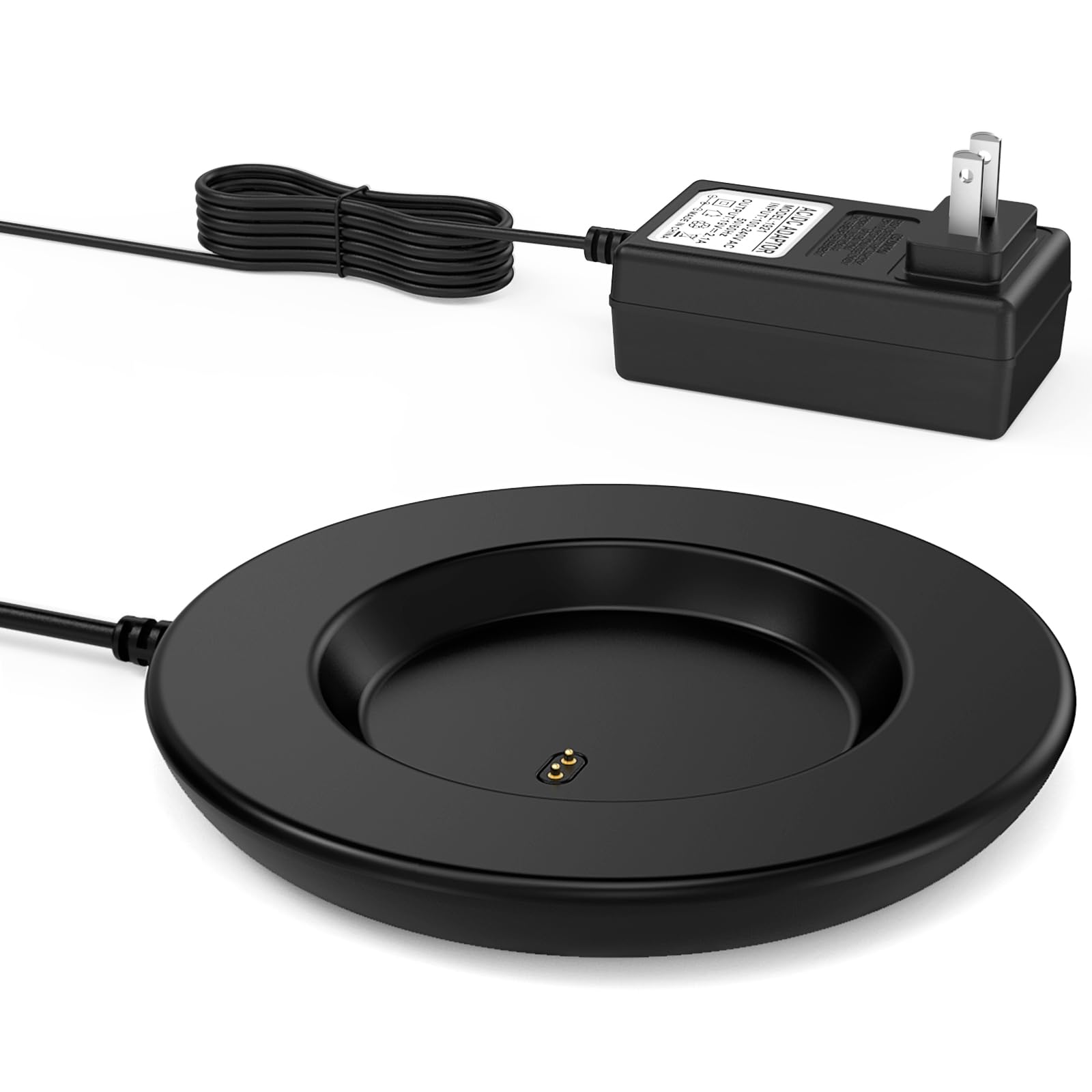 Ladeuntersetzer 2, kompatibel mit Em/BER Temperaturregelung, Smart-Becher 2 und 1, Cisain Ladestation für Smart-Kaffeetassenwärmer, beheizter Reisebecher, schwarz