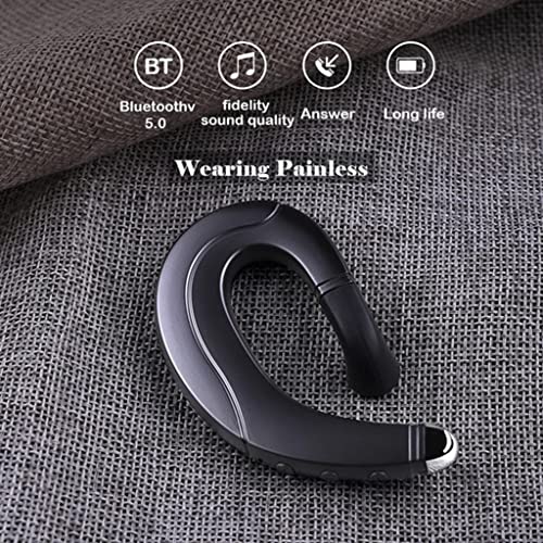 Image of F88 Bone Conduction Bluetooth Ear-Hook Single Headphone Blue|F88 Open-Ear Wireless Bluetooth Headset V5.0, Lightweight Ear-Hook Design with Mic, 10h Playtime, IPX5 Sweatproof, Safe Awareness