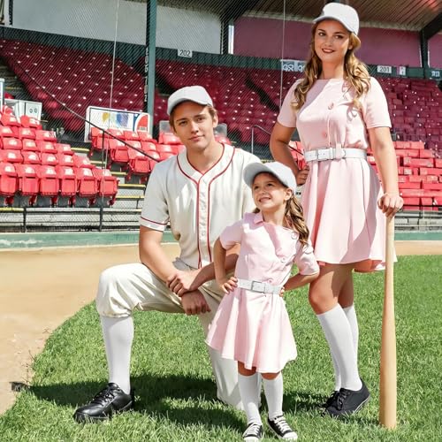 Image of XZQTIVE Baseball Softball Socks and Baseball Softball Belt Combo Set Knee-High Soccer Socks for Kids Youth Adult