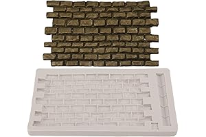 Fondant Impression Mat, Silicone Brick Wall Pattern