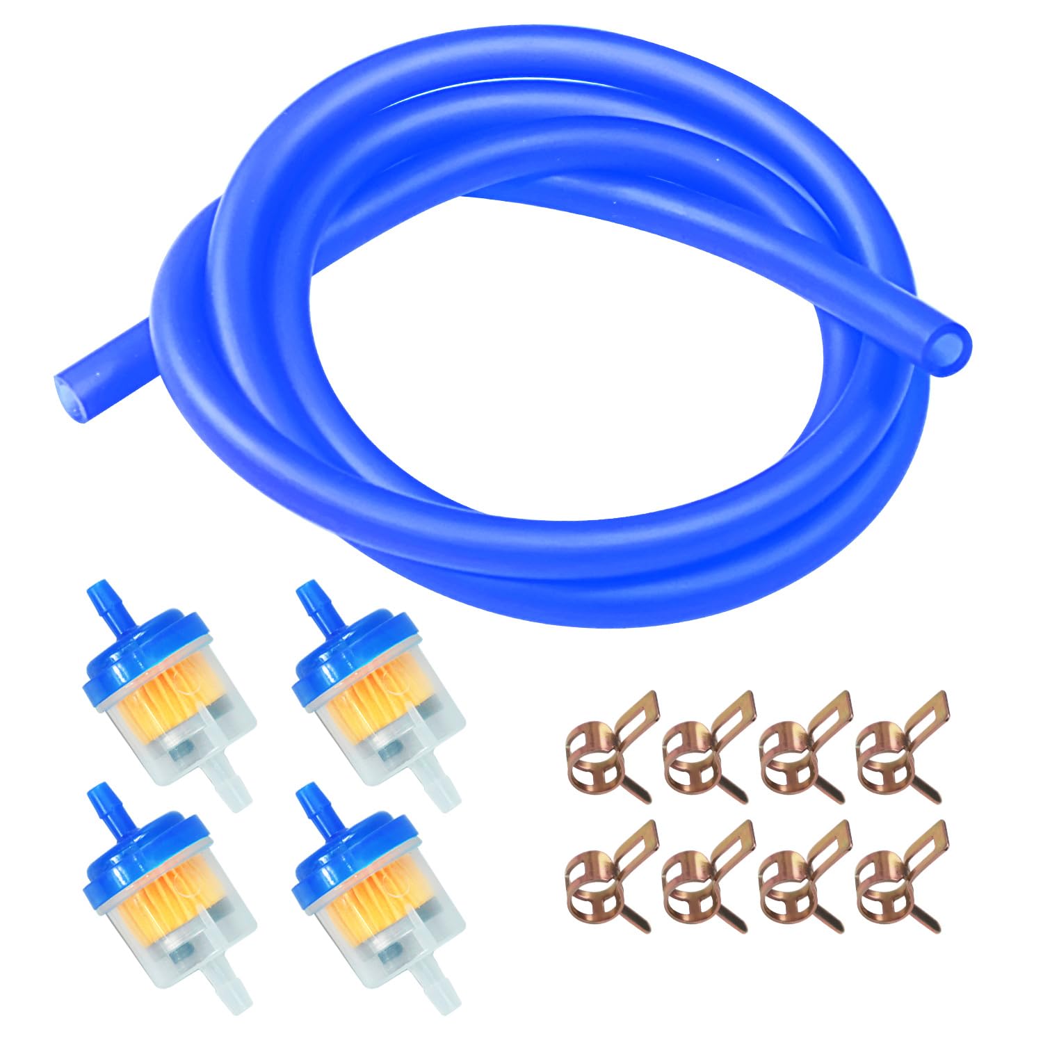 HOOUP Dirt Bike Gas Fuel Line Hose Fuel Filter for 50cc 110cc 125cc TaoTao Coolster Apollo GY6 Motorcycle Pit Bike Motocross Pocket Bike Chinese Atv