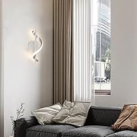 Vista 6 de Apliques de pared modernos, lámparas de iluminación de pared LED de aluminio de 9W para dormitorio, sala de estar, pasillo, hotel