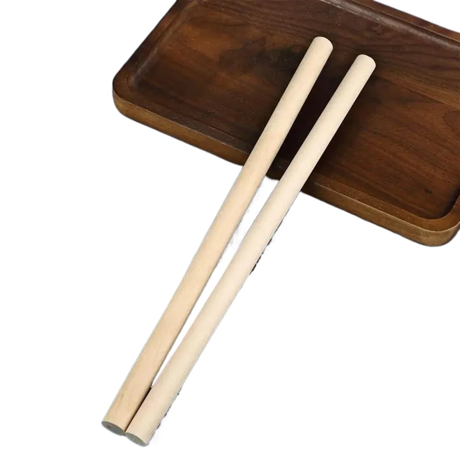 DFrywdgSEY handmade dowel, Round Wooden Stick 300mm Long DIY Wood Handmade Diameter Dowel Building Model Woodworking(Diameter 14mm 2pcs)