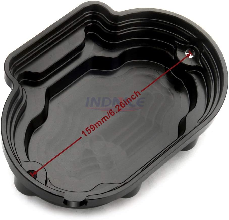For harley Black Gauge Transmission Side Cover FLHTCU FLHTK FLHTKSE FLHX FLHXS FLHTCUTG 2014-2016