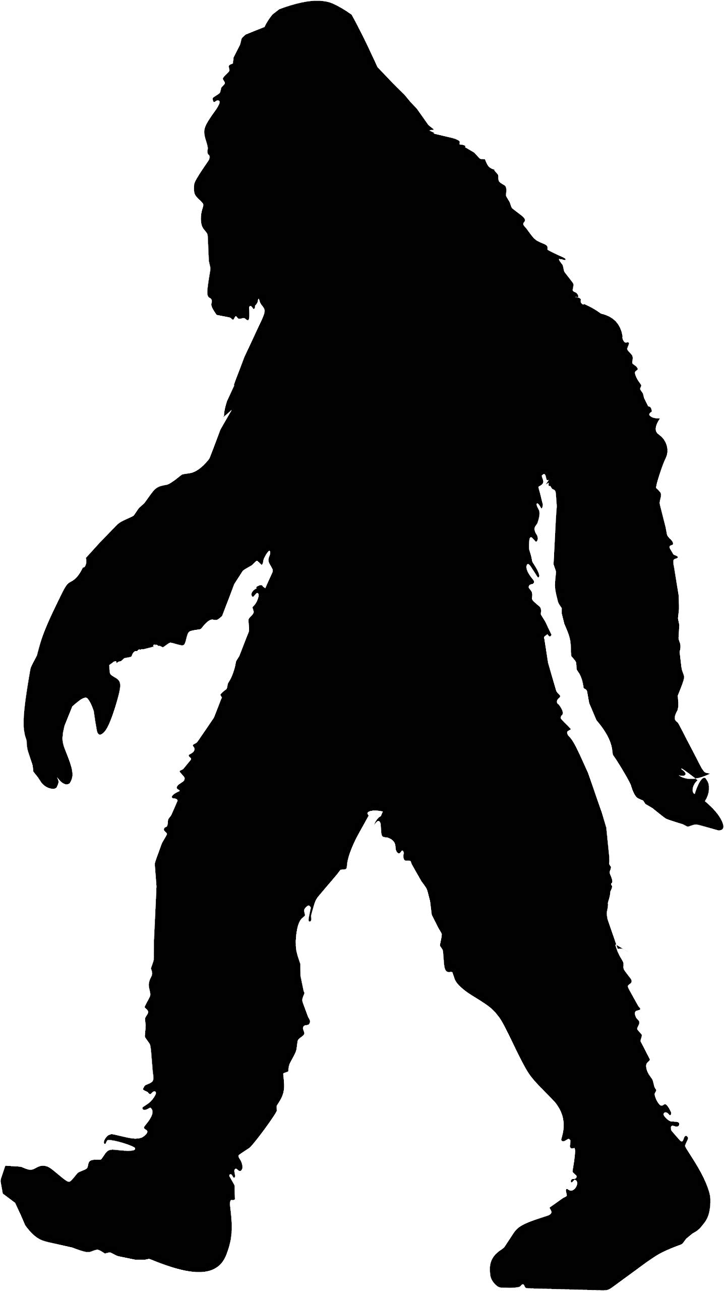 XXL Life-Size 7 Foot Tall Bigfoot Yeti Sasquatch Sighting Cabin Wall Decor Vinyl Decal Sticker