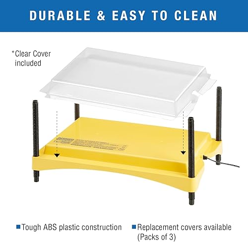 Miniatura 7 de Brinsea Ecoglow Safety 1200 - Plato para criar pollos o patitos, altura ajustable y ángulo, ideal para gallineros, aves de corral, calefacción con