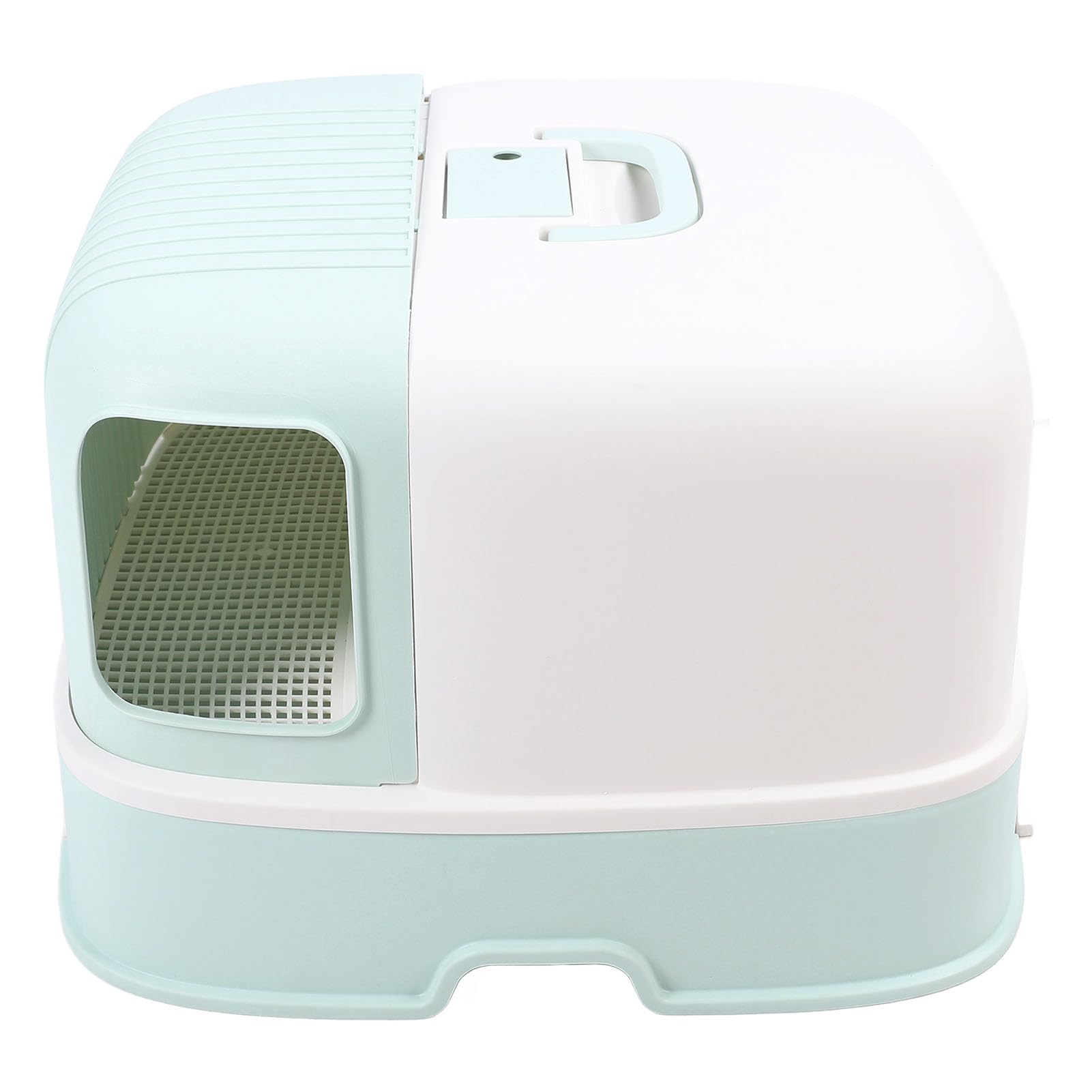 Lettiera per gatti spaziosa, isola efficacemente e riduce al minimo la diffusione degli odori, riduce i problemi associati, la lettiera per gatti dispone di un cassetto per lettiera per gatti