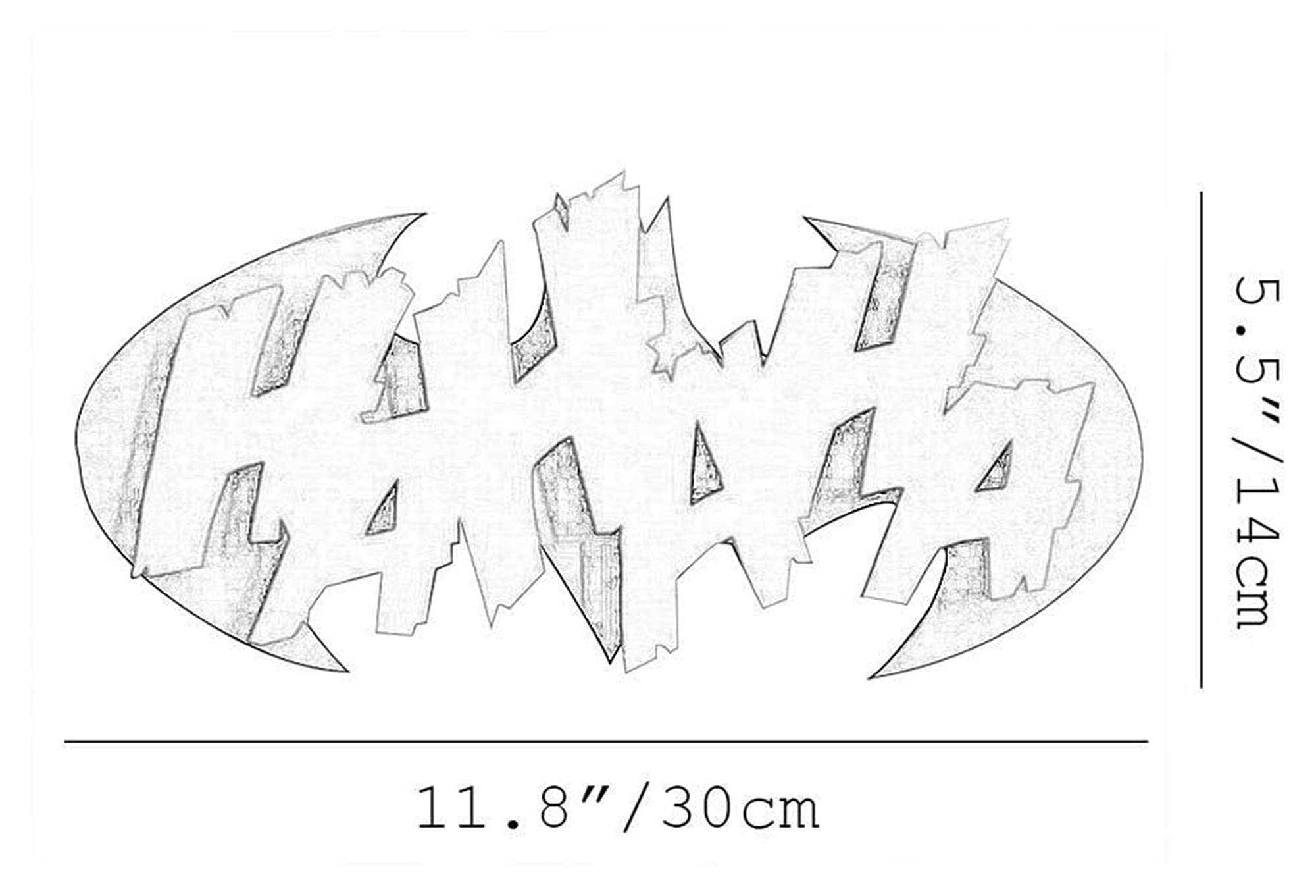 LED Neon Light Signs-Classic Comics Villain Avec Bat LED