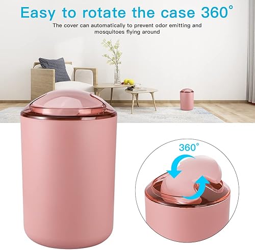 Miniatura 7 de Otostar Juego de accesorios de baño de plástico, juego de regalo de encimera, juego de accesorios de baño, incluye soporte para cepillo de dientes,