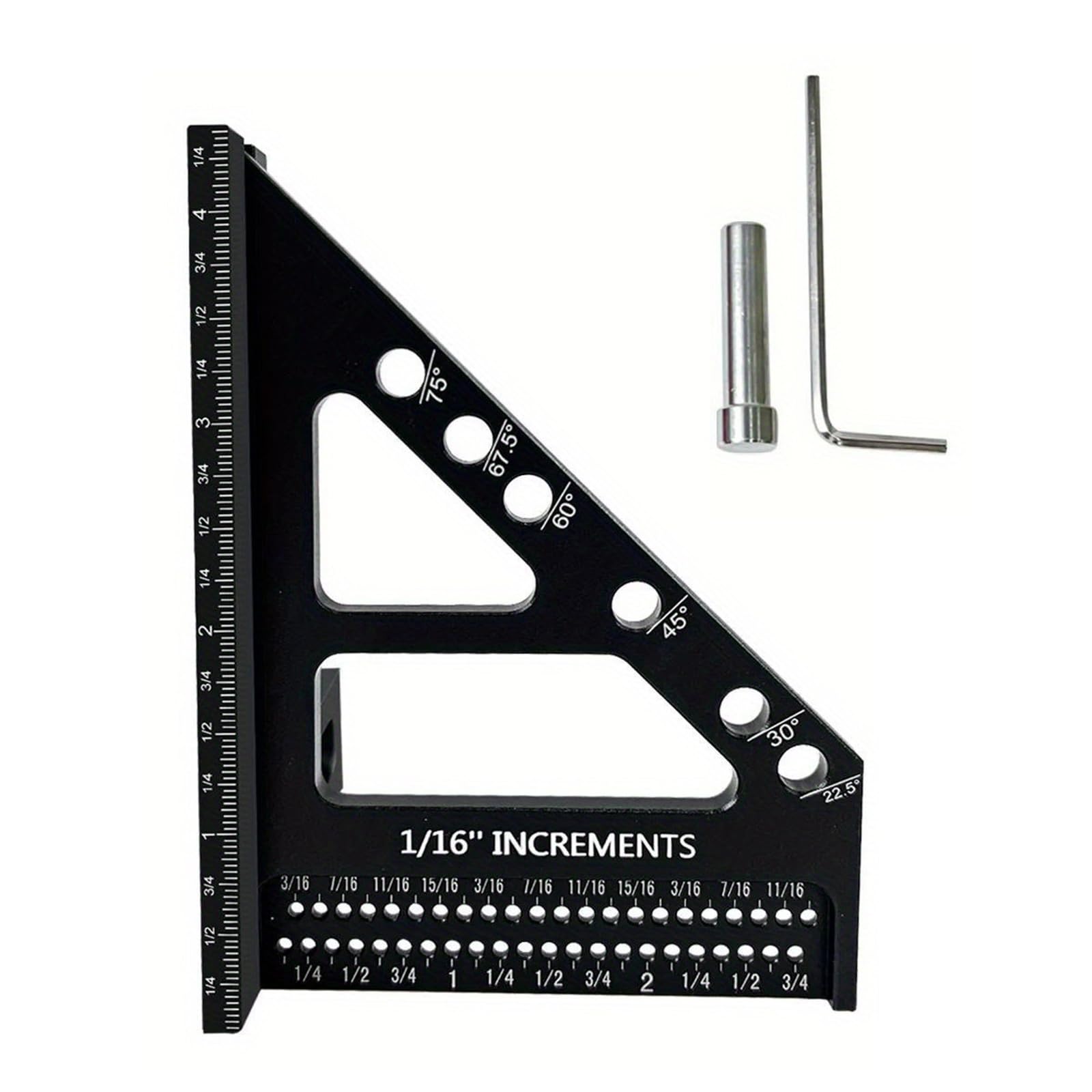 3D Angles Measuring Device Accurate 3D MultiAngle Measuring Ruler Easy to Use for Professional Builders Hobbyists Angles