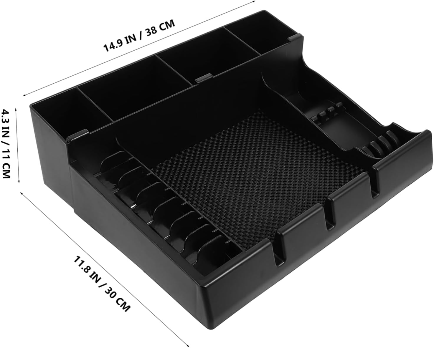 Healeved Barber Clipper Tray Organizer Notches for Clippers and Accessories Portable Station Holder for Hair Cutting Tools Anti-Slip Design for Salon Use