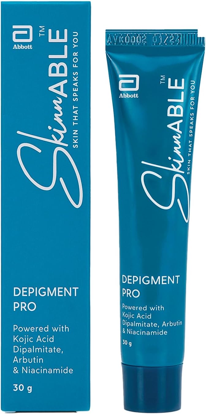 Sponsored Ad - Skinnable Depigment Pro Cream With Kojic Acid, Arbutin And Niacinamide | Reduces Pigmentation Lightens Dark Spots | Enriched With Actives That Even Out Skin Tone & Skin Texture | For Women & Men 30G