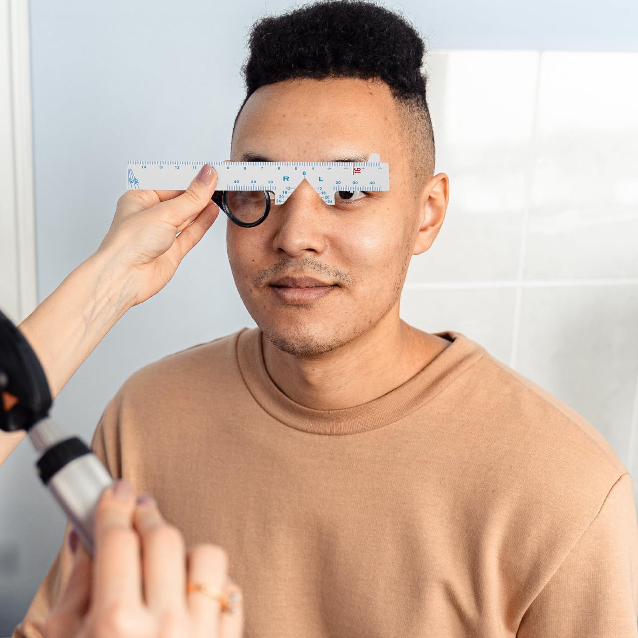 iplusmile 2pcs Pupil Distance Ruler Optical Pupil Distance Meter Eye Care Tool Measuring Pupil Distance Meter Portable Pupillometer Measuring Pupillometer Soft Ruler Pvc Glasses - Image 3