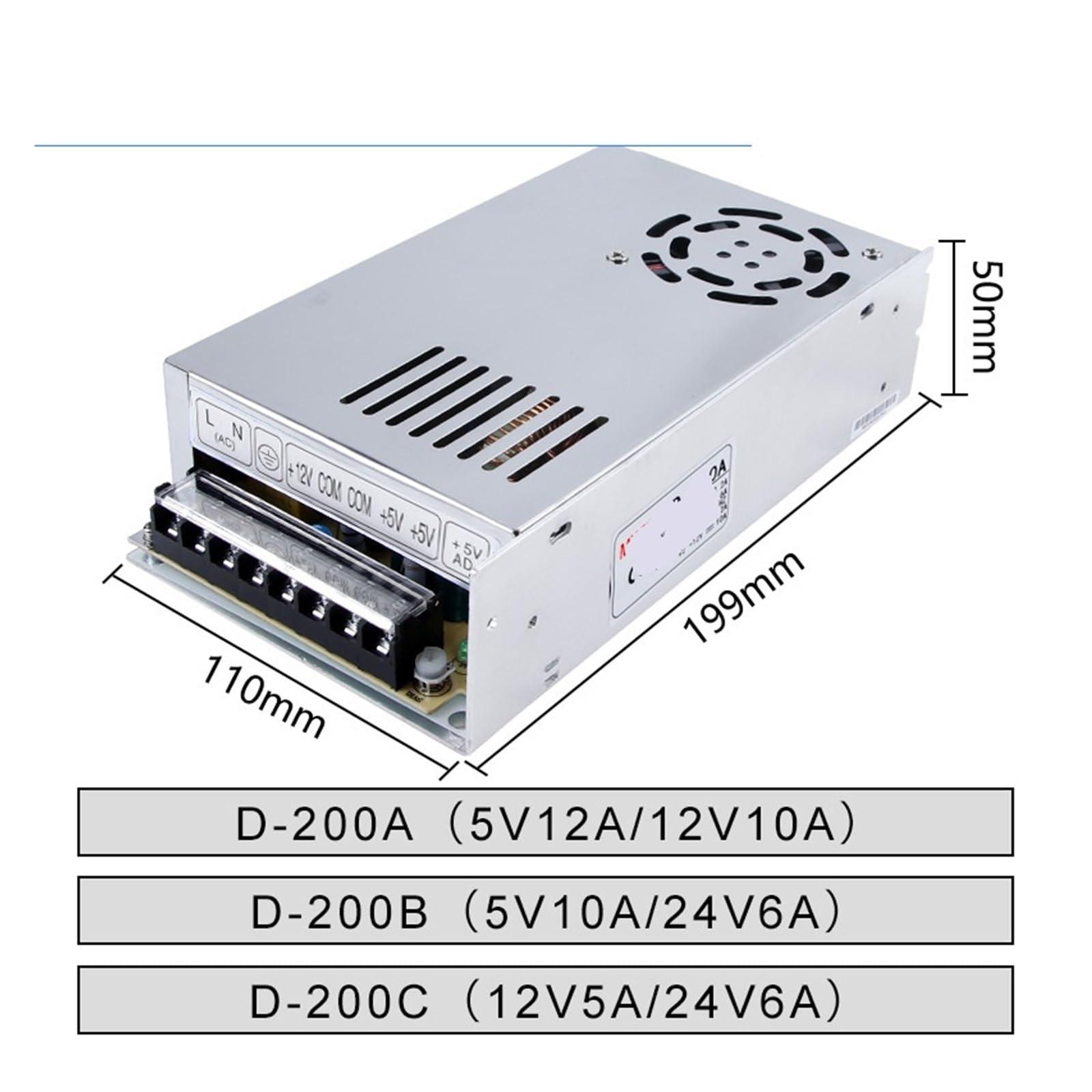 確認用--------電子部品のしくみ D-200C 200W 12V5A 24V6A ポー代替電源Dダブル-double出力スイッチング