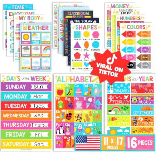 Hadley Designs 16 Educational Posters for Classroom...